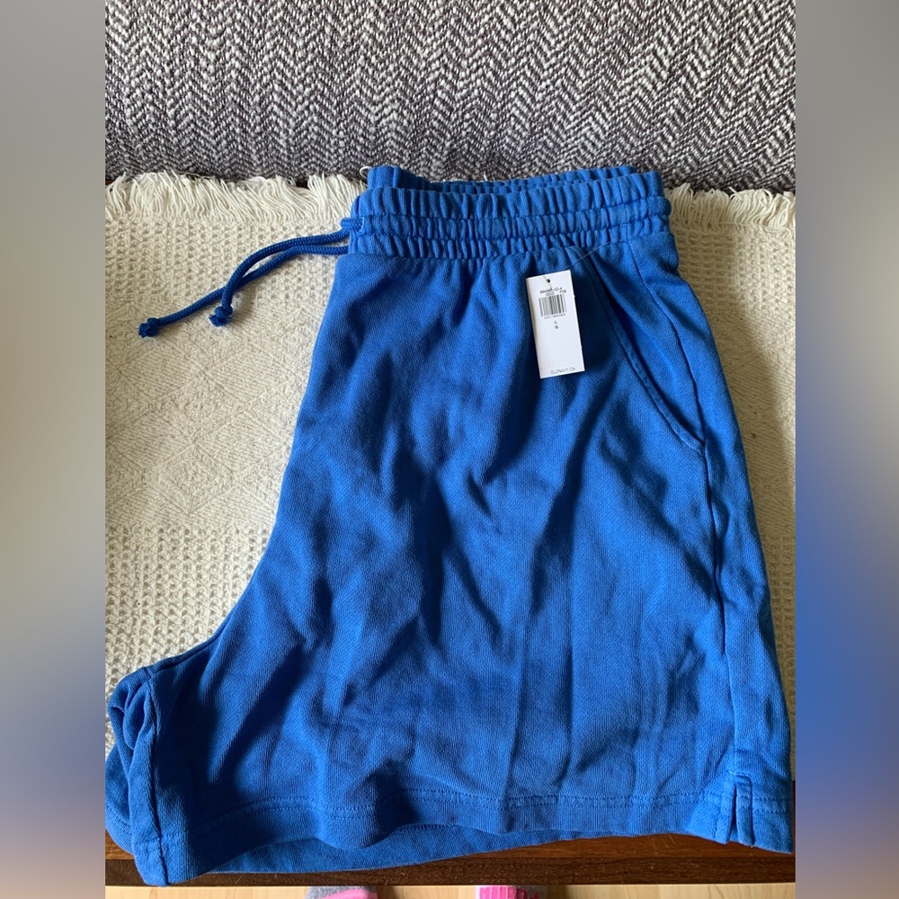 Extra High-Waisted Terry Shorts -- 5-inch inseam